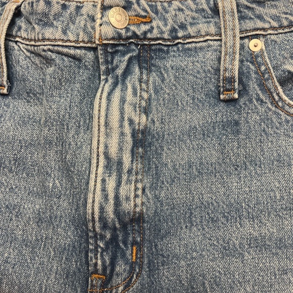 Madewell Perfect Vintage Straight Jeans 100% Cotton Rigid Denim   Size 33 - Picture 4 of 12